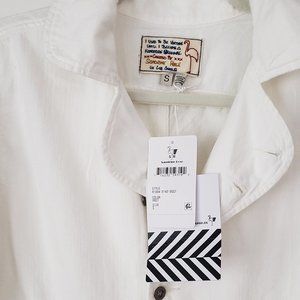 NWT: Free People x Sandrine Rose Women Button Down Empire Jacket Size Sm